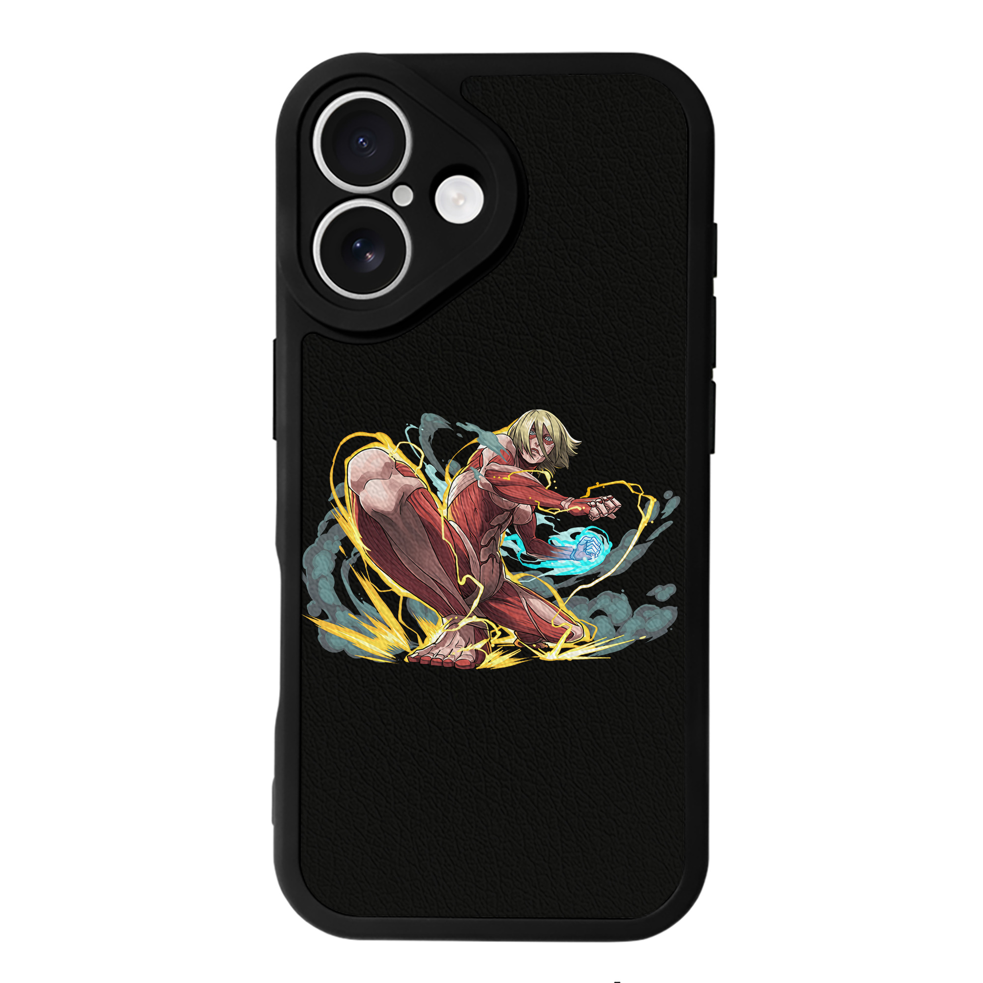 （画像用） 進撃の巨人 Attack on Titan 【iPhone 16シリーズ対応】シリコンスマホケース（レザー調） 材質：シリコン